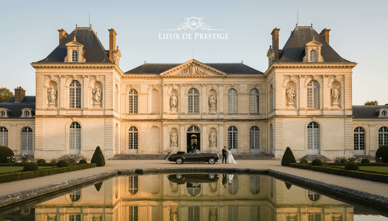 Château pour mariage en Belgique - salle de mariage luxe avec jardin