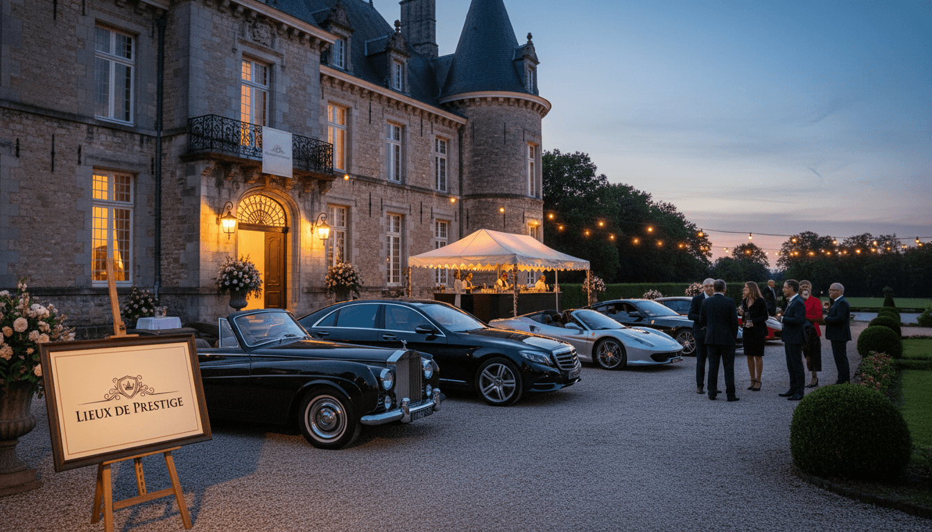 Événement corporate dans un lieu d'exception