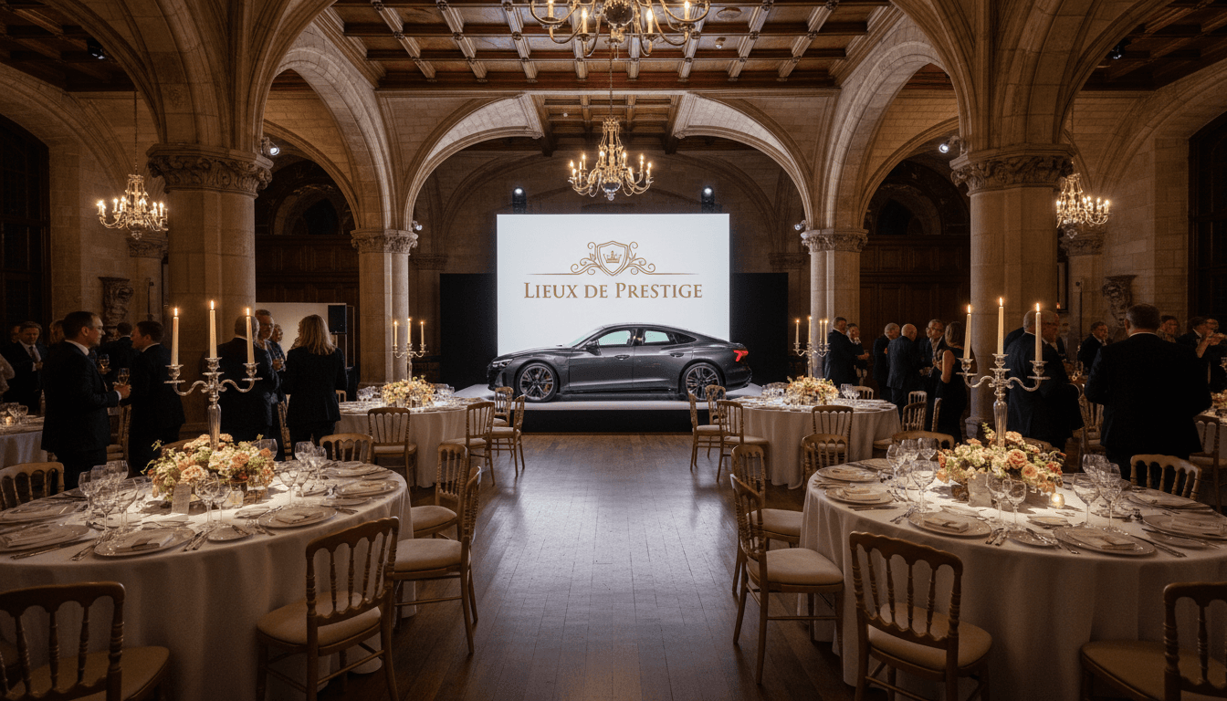 Gala dans un lieu d'exception