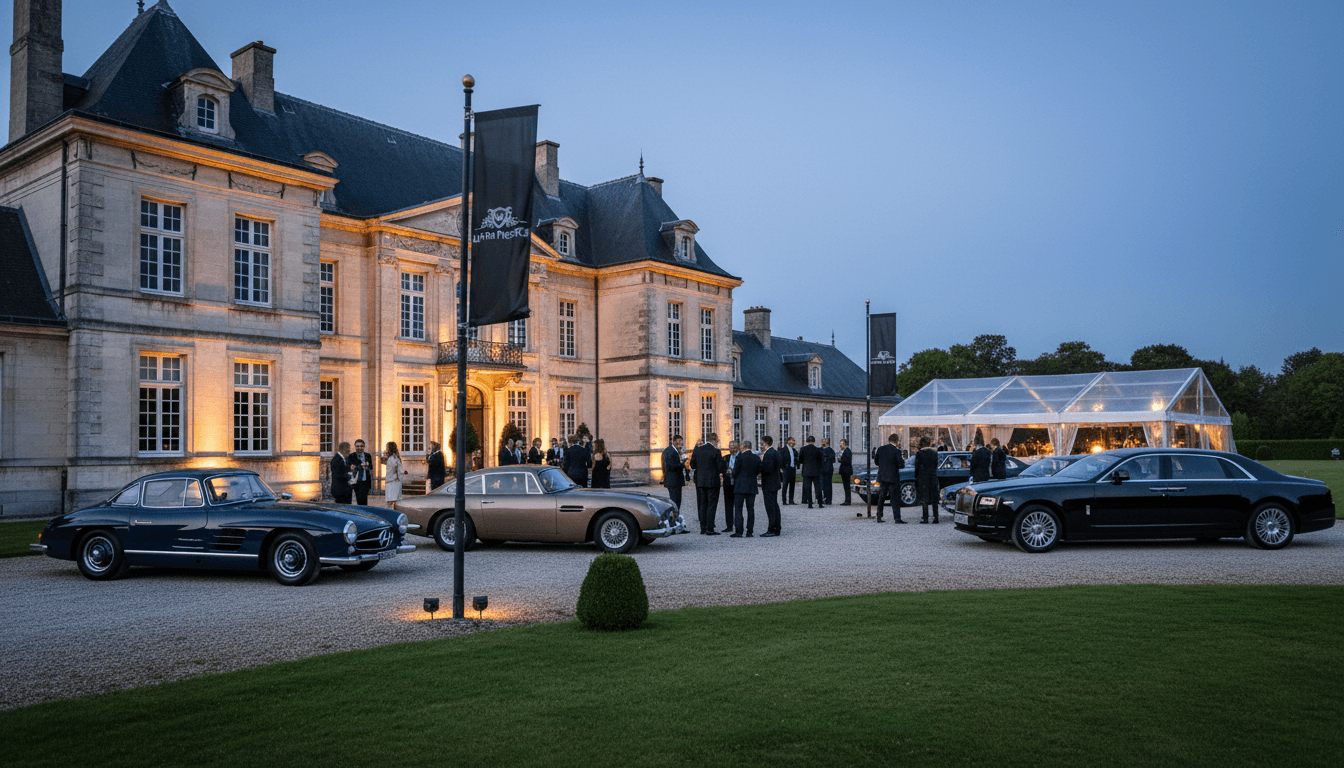 Fête privée dans un château